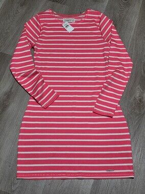 Abercrombie & Fitch Pink and White Striped Dress